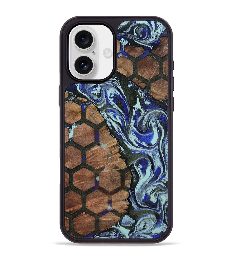 iPhone 16 Plus Wood Phone Case - Benicio (Pattern, 805305)