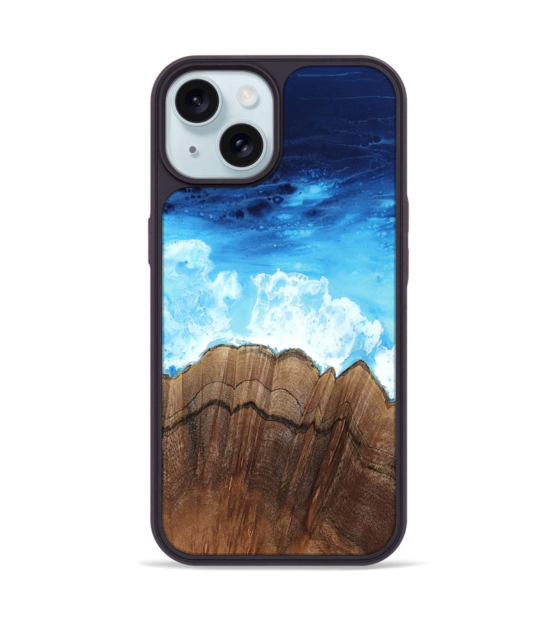 iPhone 15 Wood Phone Case - Mary (Coastal, 805310)
