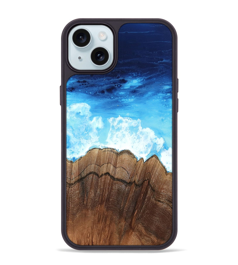 iPhone 15 Plus Wood Phone Case - Mary (Coastal, 805310)