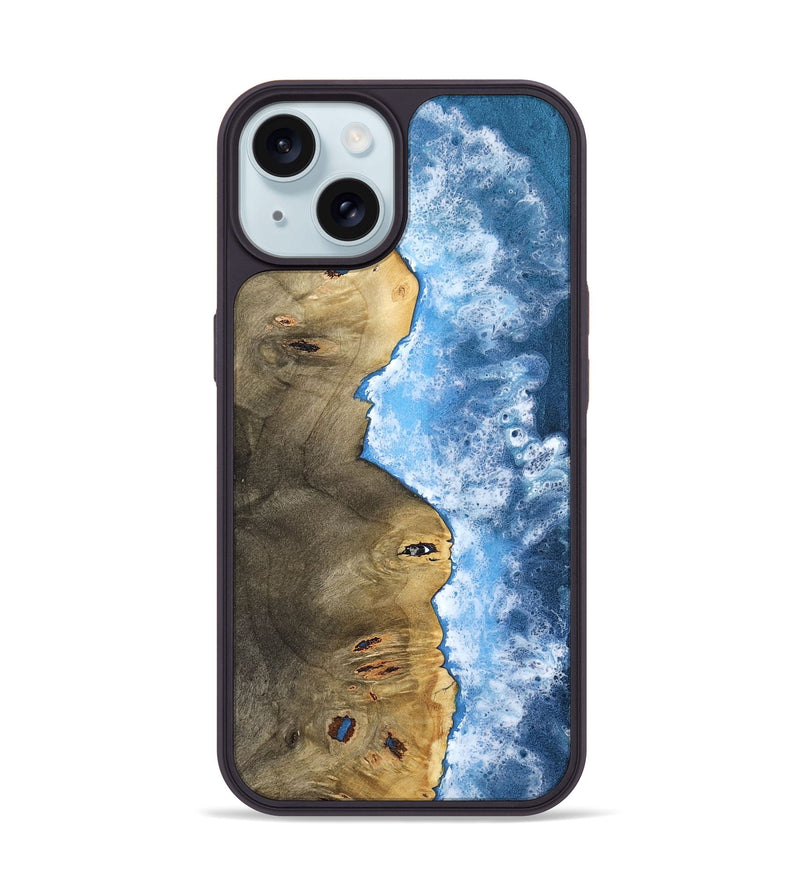 iPhone 15 Wood Phone Case - Phoebe (Coastal, 805314)