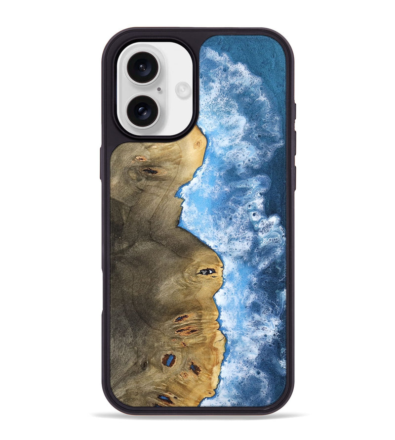 iPhone 16 Plus Wood Phone Case - Phoebe (Coastal, 805314)