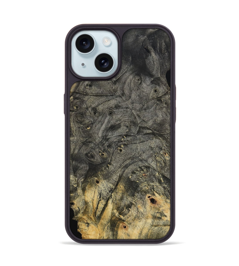 iPhone 15 Wood Phone Case - Lyle (Wood Burl, 805317)