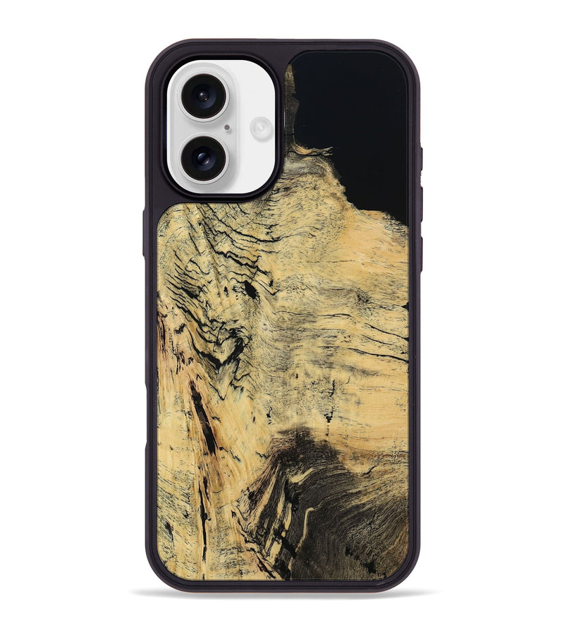 iPhone 16 Plus Wood Phone Case - Shanta (Wood Burl, 805320)
