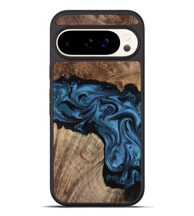 Pixel 10 Pro XL Wood Phone Case - Annabel (Blue, 805323)