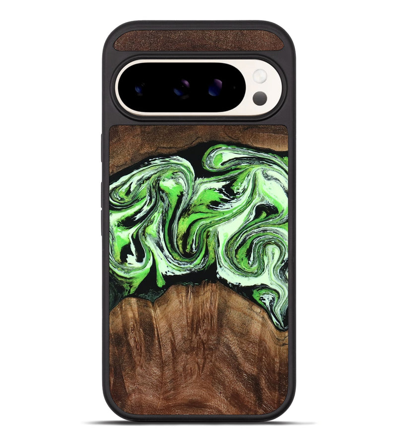 Pixel 10 Pro XL Wood Phone Case - Tyree (Green, 805325)