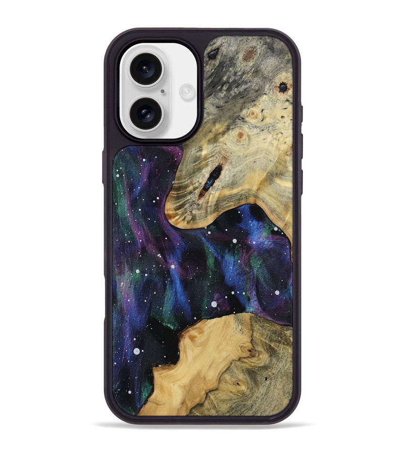 iPhone 16 Plus Wood Phone Case - Burl (Cosmos, 805332)