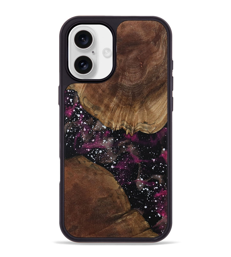 iPhone 16 Plus Wood Phone Case - Abigail (Cosmos, 805340)