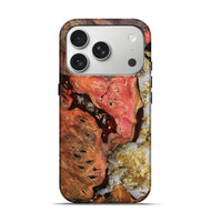 iPhone 17 Pro Wood Live Edge Phone Case - Chanel (Red, 805351)