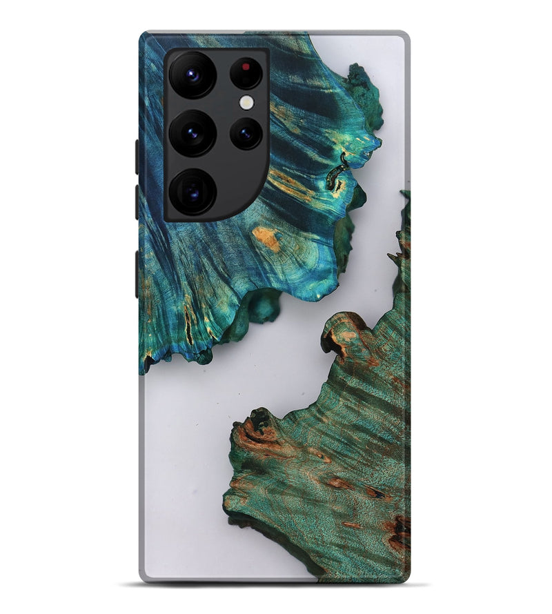 Galaxy S22 Ultra Wood Live Edge Phone Case - Mattie (Clear, 805364)