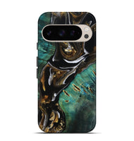 Pixel 10 Wood Live Edge Phone Case - Maddie (Black & White, 805367)