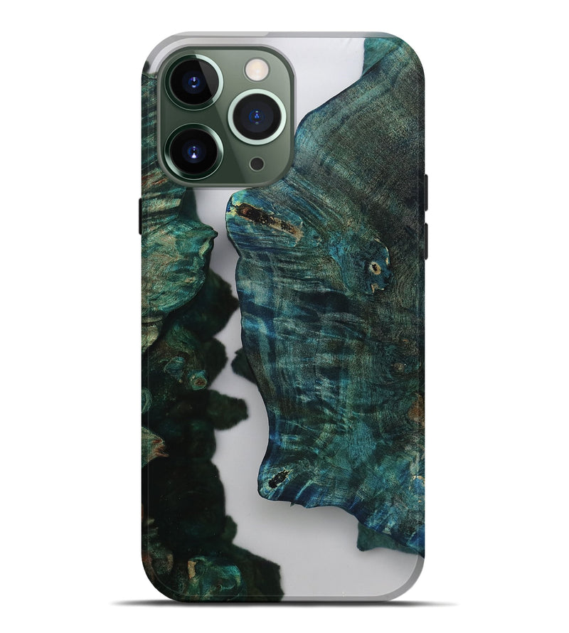 iPhone 13 Pro Max Wood Live Edge Phone Case - Chelsea (Clear, 805368)