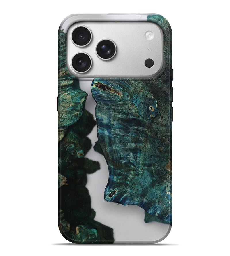 iPhone 17 Pro Max Wood Live Edge Phone Case - Chelsea (Clear, 805368)