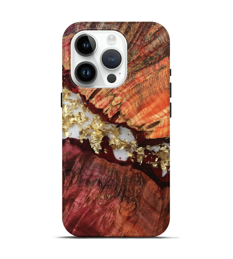 iPhone 15 Pro Wood Live Edge Phone Case - Berkley (Double Dyed, 805373)