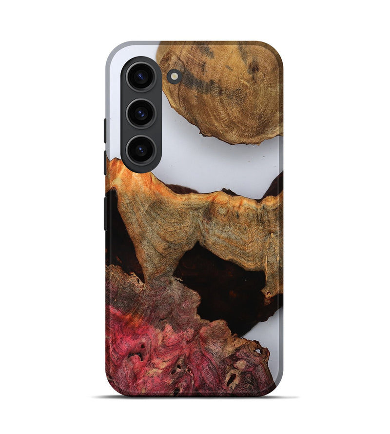 Galaxy S23 Wood Live Edge Phone Case - Dominik (Clear, 805375)