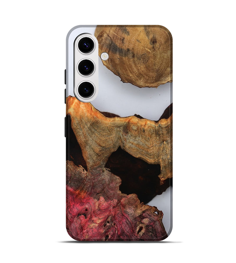 Galaxy S25 Wood Live Edge Phone Case - Dominik (Clear, 805375)