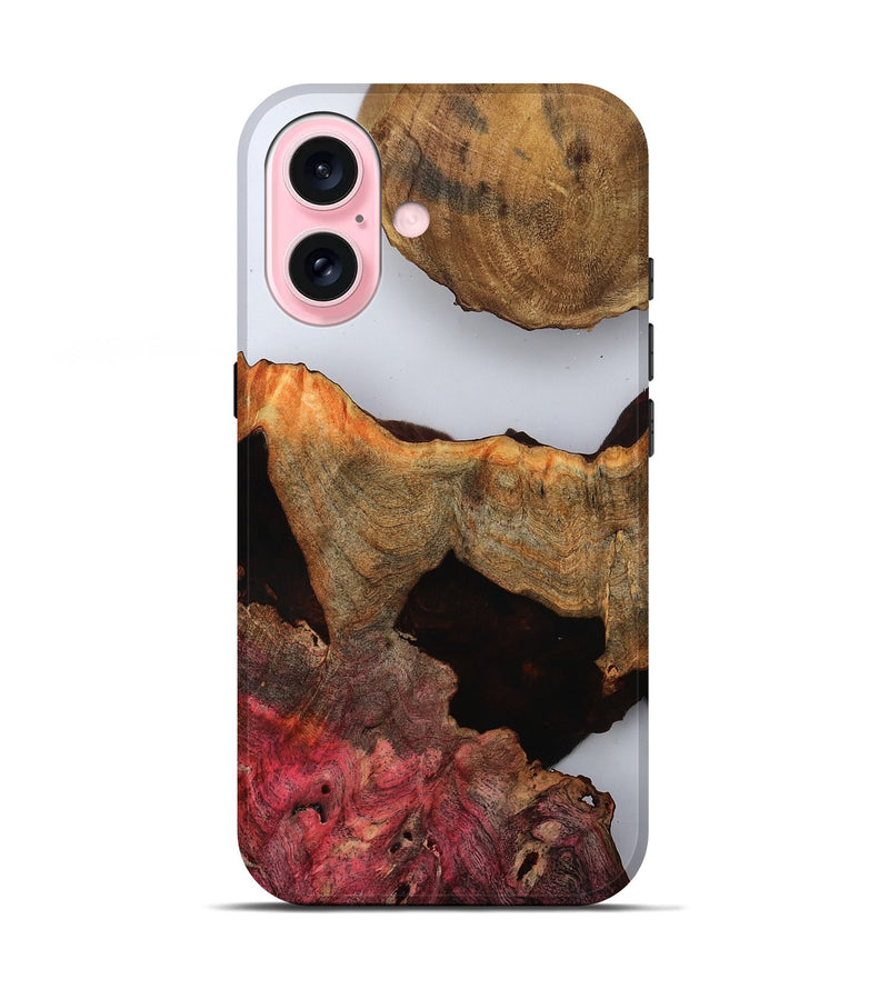 iPhone 17 Wood Live Edge Phone Case - Dominik (Clear, 805375)