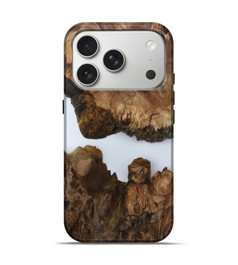 iPhone 17 Pro Wood Live Edge Phone Case - Ella (Clear, 805376)