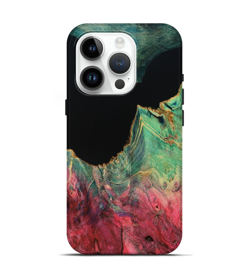 iPhone 15 Pro Wood Live Edge Phone Case - Carlee (Double Dyed, 805381)