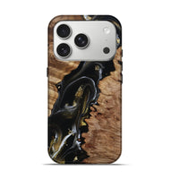 iPhone 17 Pro Wood Live Edge Phone Case - Graham (Black & White, 805384)