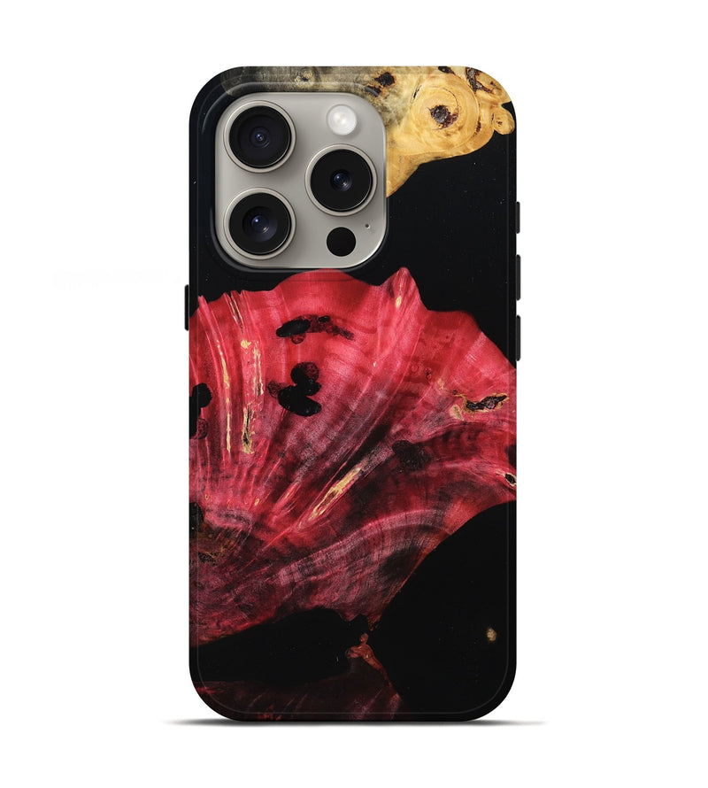 iPhone 16 Pro Wood Live Edge Phone Case - Bert (Double Dyed, 805385)