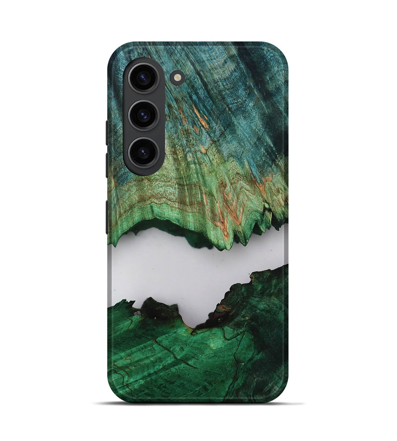Galaxy S23 Wood Live Edge Phone Case - Dorthy (Clear, 805387)