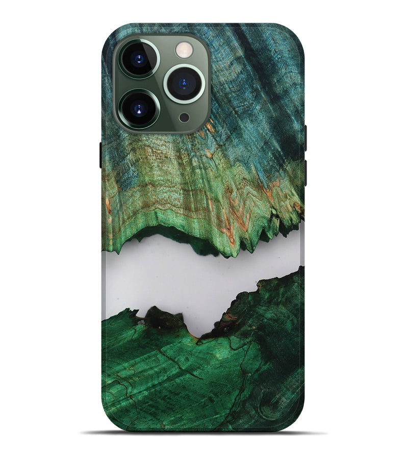 iPhone 13 Pro Max Wood Live Edge Phone Case - Dorthy (Clear, 805387)