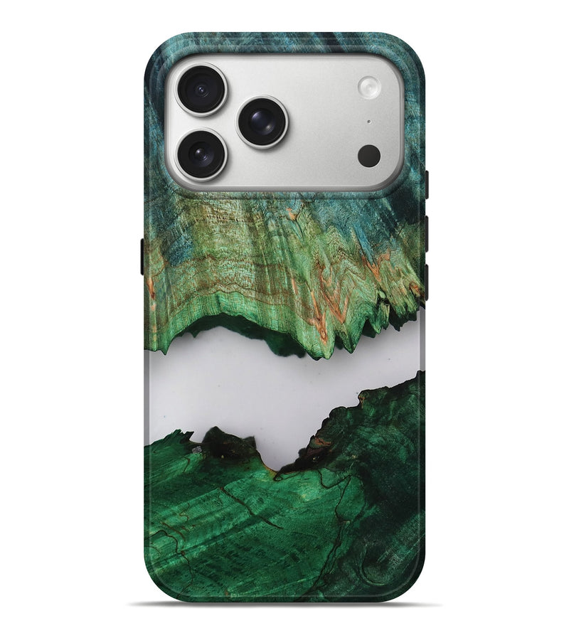 iPhone 17 Pro Max Wood Live Edge Phone Case - Dorthy (Clear, 805387)