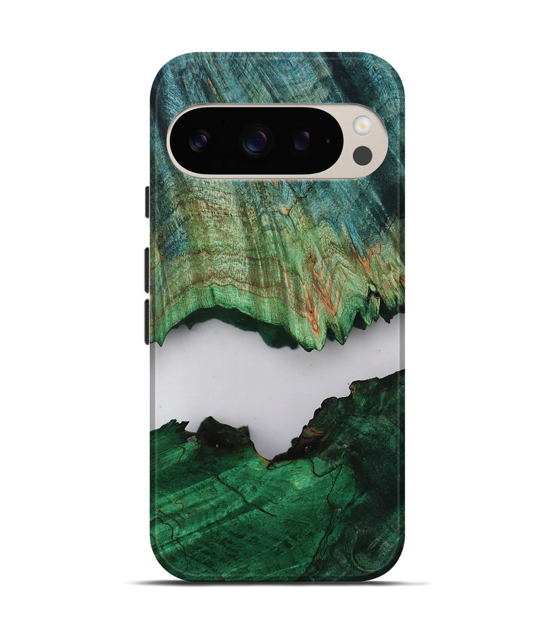 Pixel 9 Pro Wood Live Edge Phone Case - Dorthy (Clear, 805387)