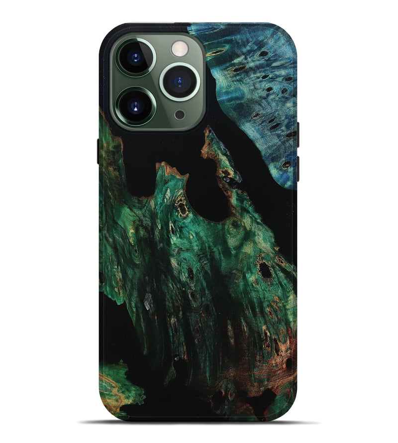iPhone 13 Pro Max Wood Live Edge Phone Case - Abigale (Wood Burl, 805389)