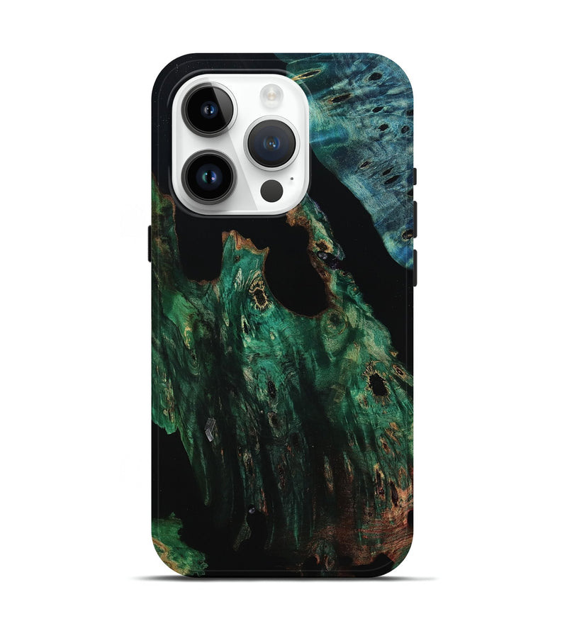 iPhone 15 Pro Wood Live Edge Phone Case - Abigale (Wood Burl, 805389)