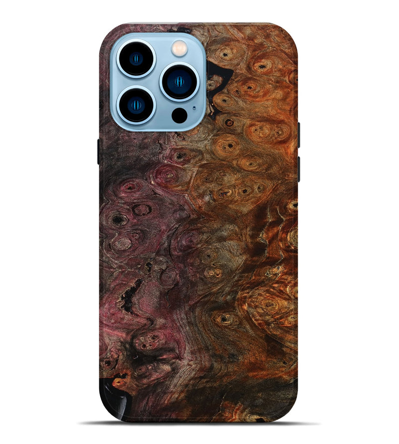 iPhone 14 Pro Max Wood Live Edge Phone Case - Saanvi (Wood Burl, 805391)