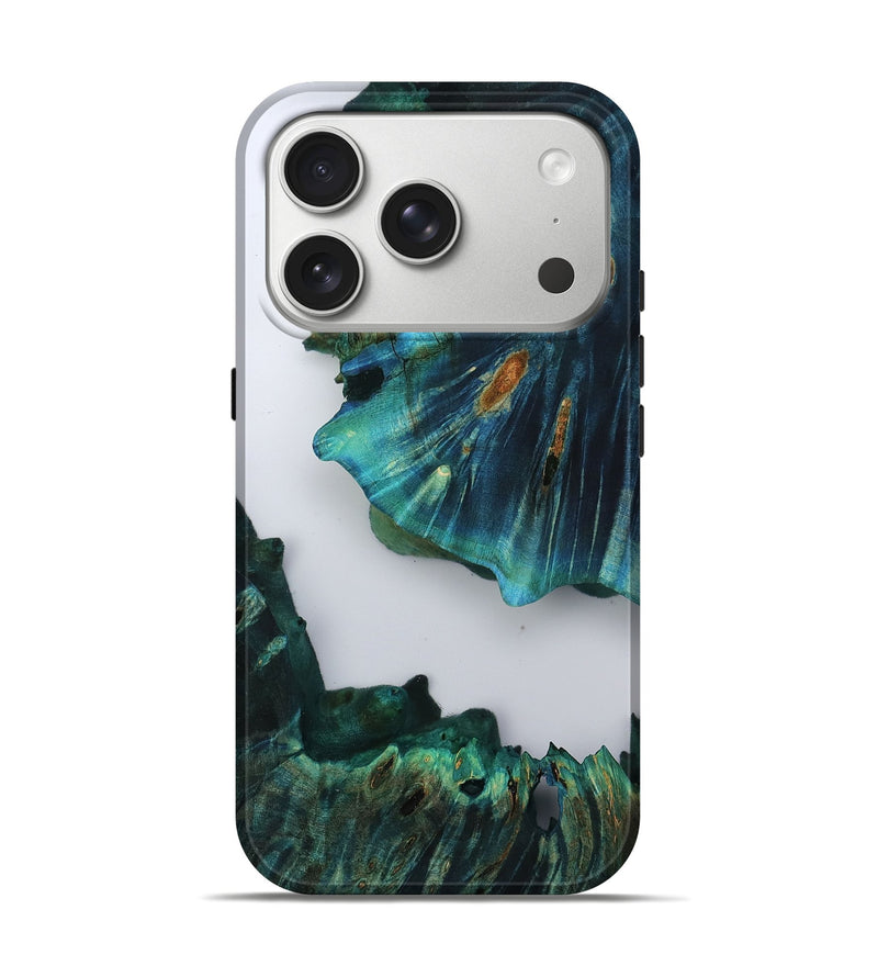 iPhone 17 Pro Wood Live Edge Phone Case - Ruben (Clear, 805392)