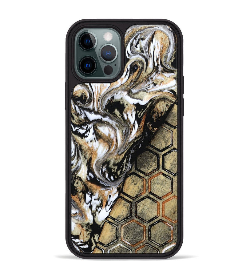 iPhone 12 Pro Max Wood Phone Case - Belen (Pattern, 805395)