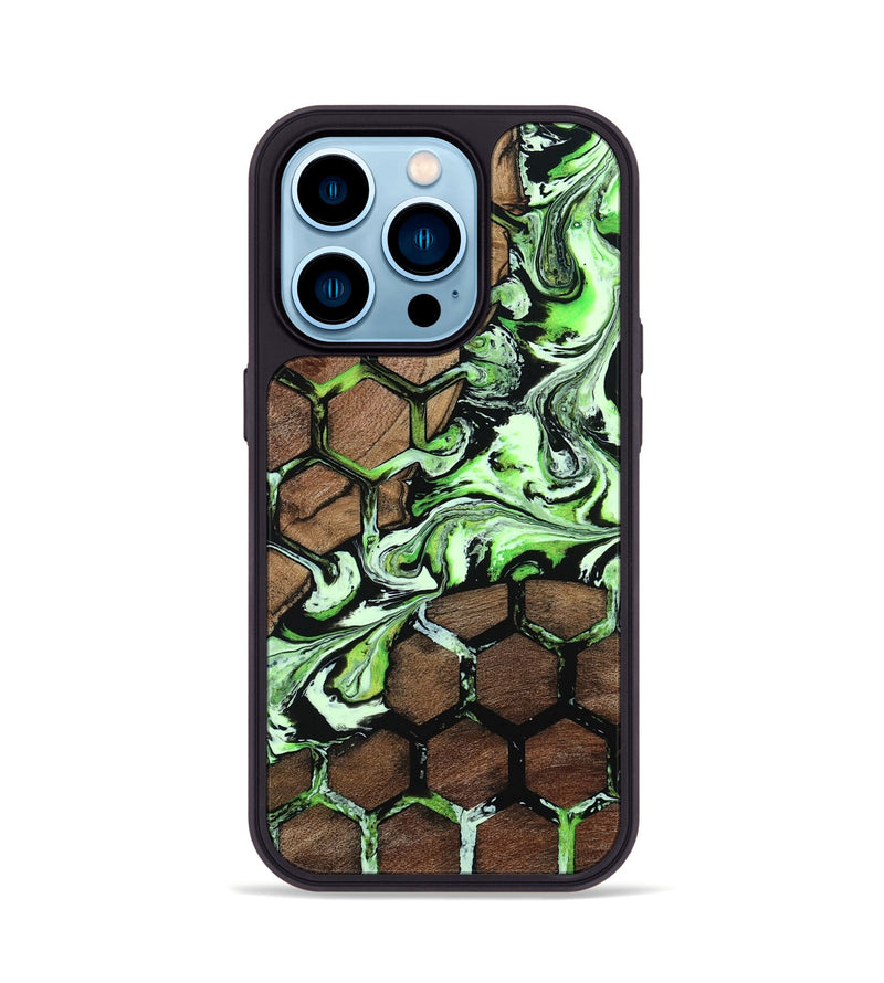 iPhone 14 Pro Wood Phone Case - Missy (Pattern, 805396)