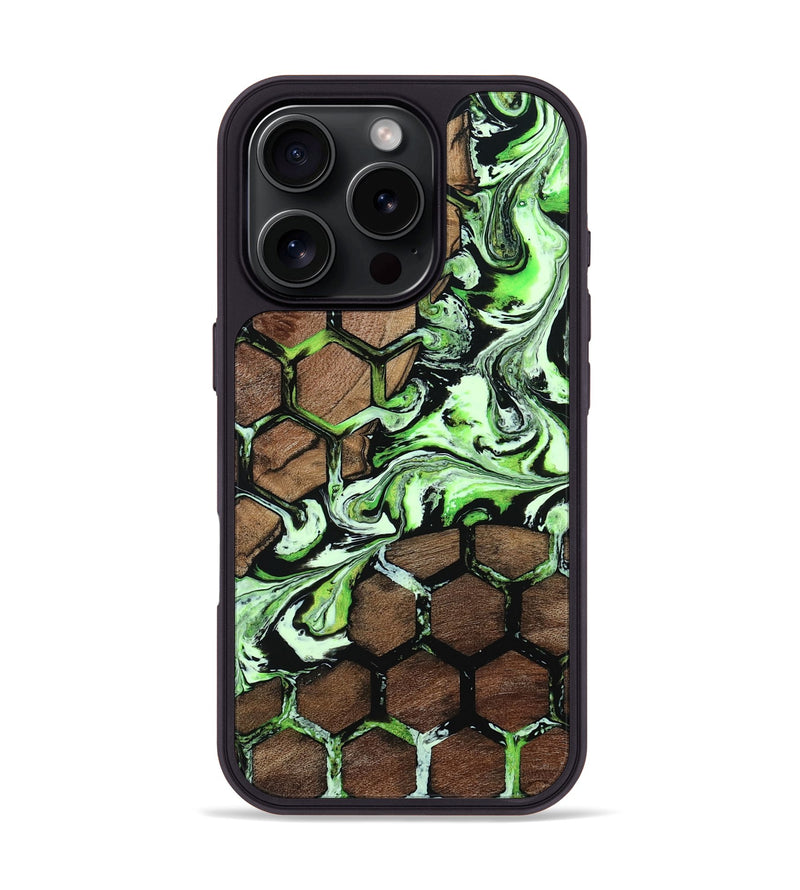 iPhone 16 Pro Wood Phone Case - Missy (Pattern, 805396)