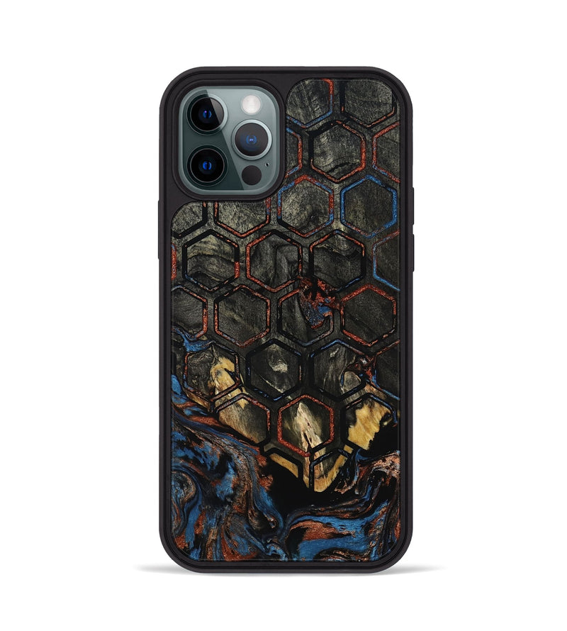 iPhone 12 Pro Wood Phone Case - Nyah (Pattern, 805397)