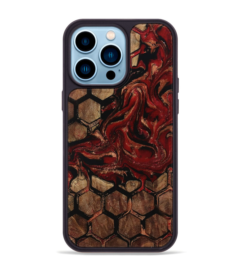 iPhone 14 Pro Max Wood Phone Case - Milford (Pattern, 805398)