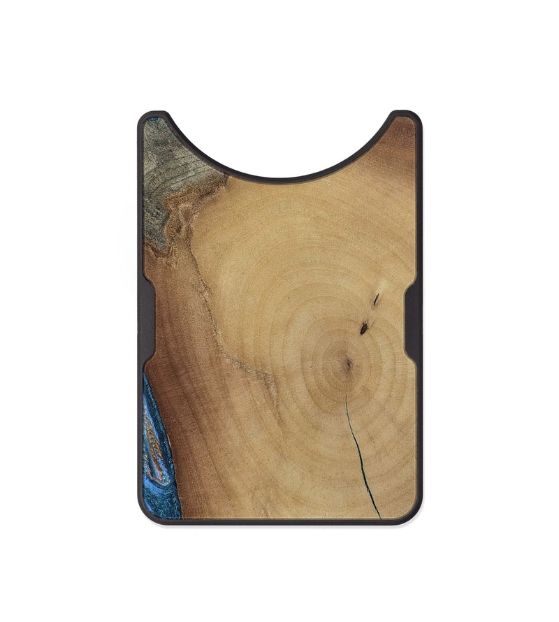 Alloy Wood Wallet - Leonora (Teal & Gold, 805402)