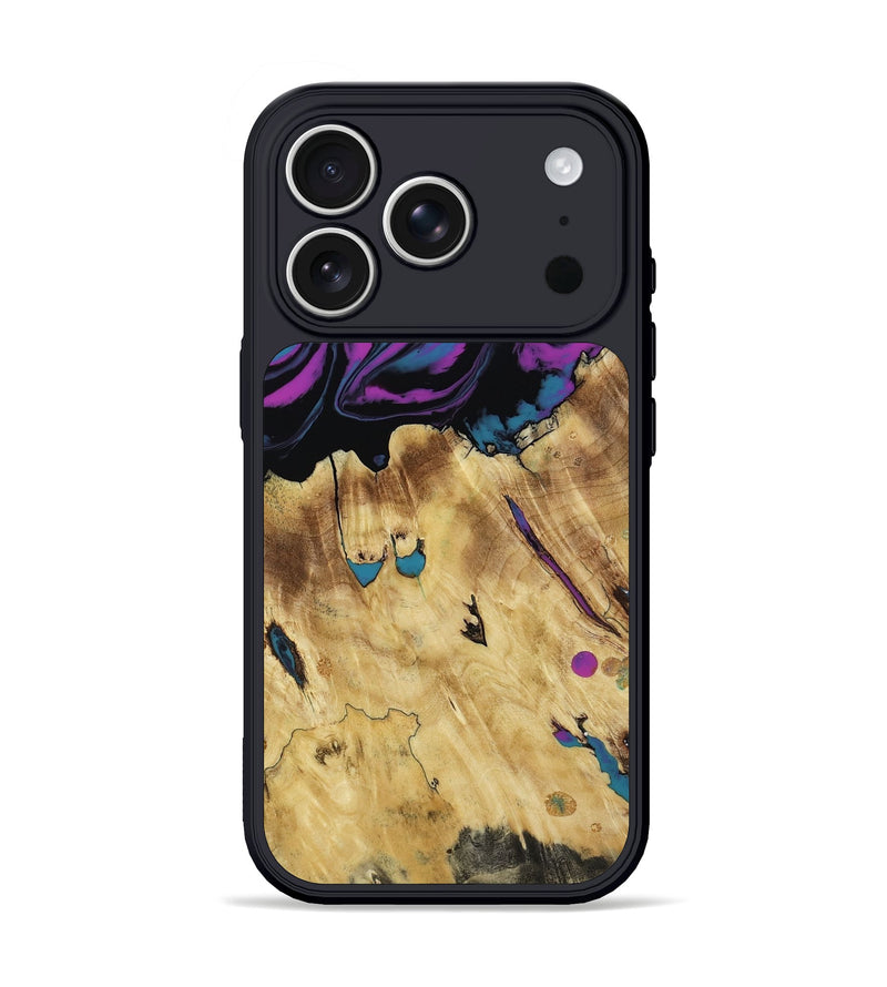 iPhone 17 Pro Wood Phone Case - Aidyn (Purple, 805406)