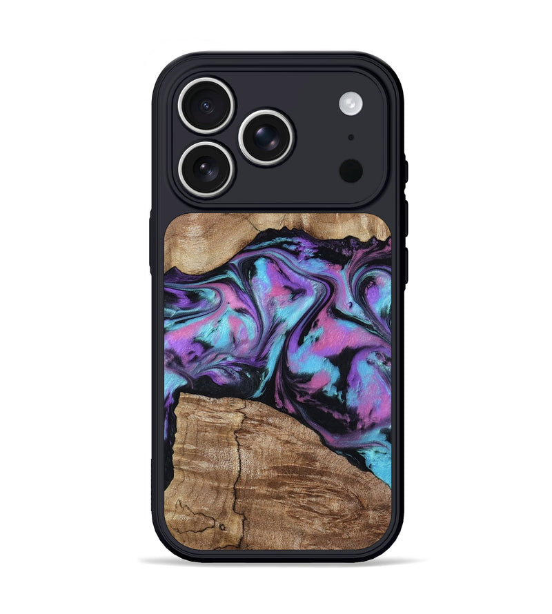 iPhone 17 Pro Wood Phone Case - Cortney (Purple, 805408)