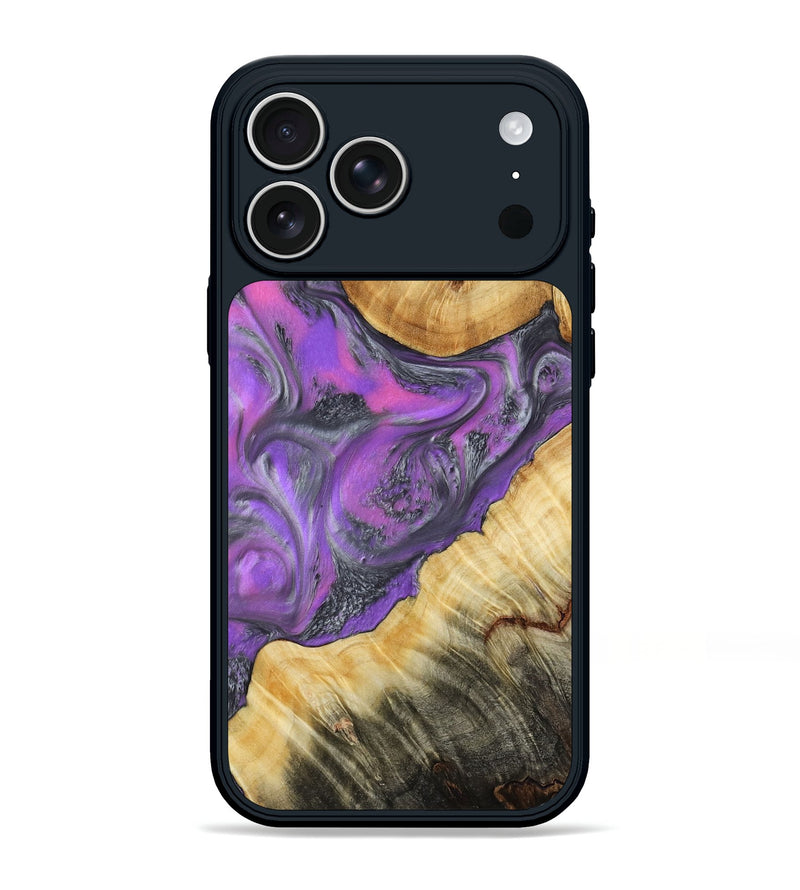 iPhone 17 Pro Max Wood Phone Case - Kayce (Purple, 805409)
