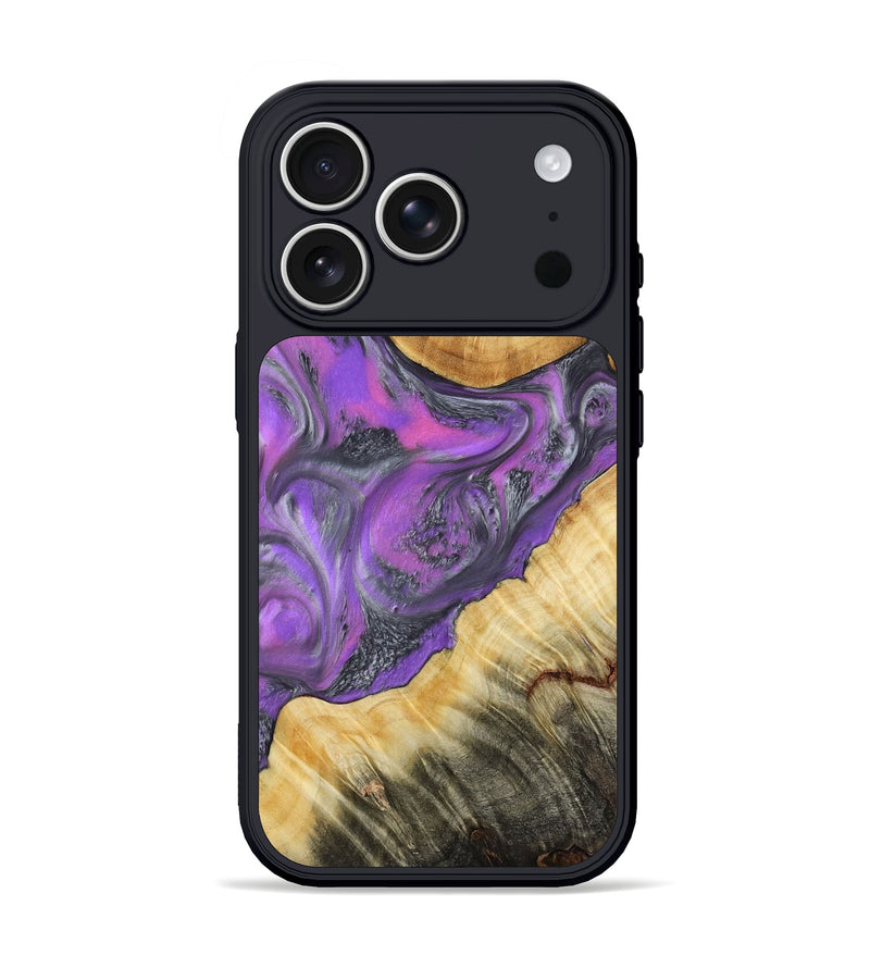 iPhone 17 Pro Wood Phone Case - Kayce (Purple, 805409)