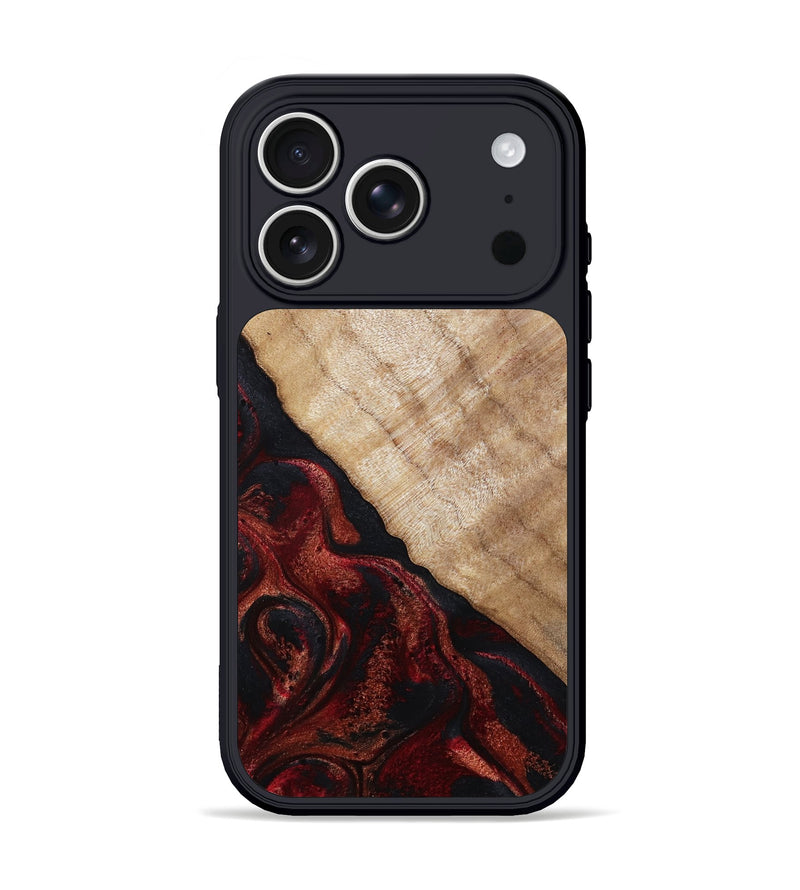 iPhone 17 Pro Wood Phone Case - Shani (Red, 805410)