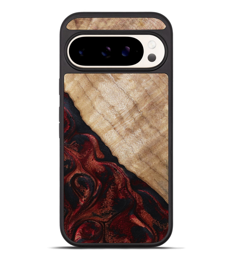 Pixel 10 Pro XL Wood Phone Case - Shani (Red, 805410)