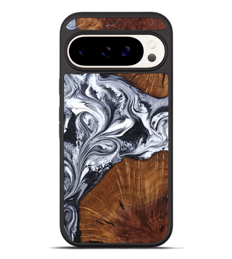 Pixel 10 Pro XL Wood Phone Case - Jamison (Black & White, 805412)