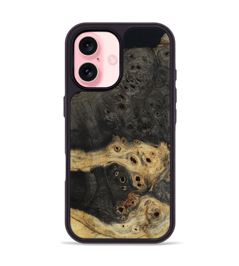 iPhone 16 Wood Phone Case - Karter (Wood Burl, 805417)