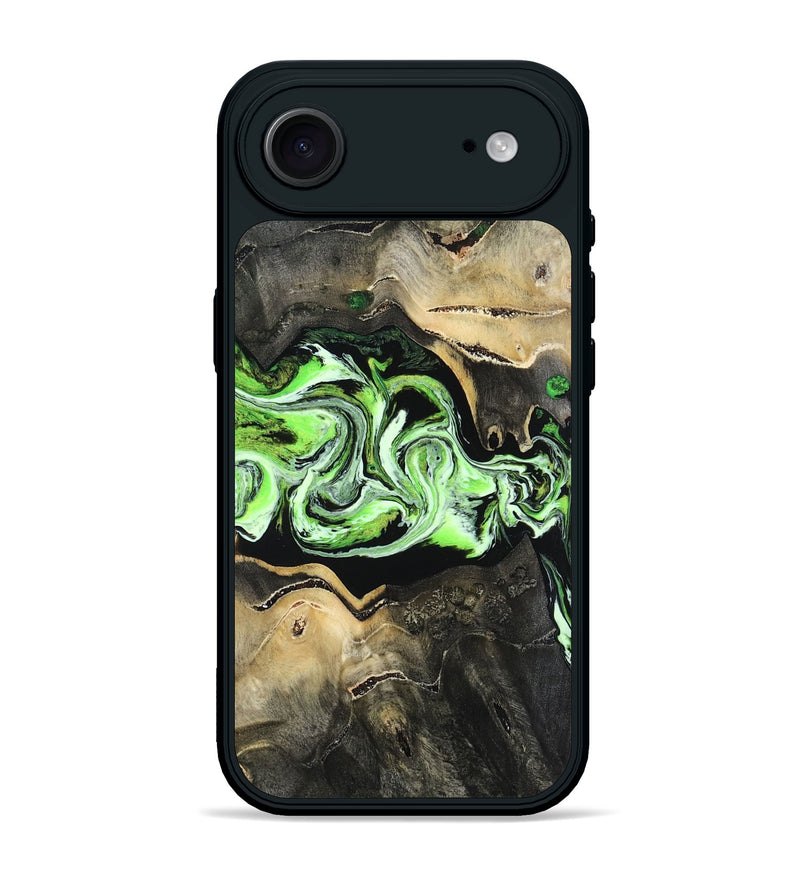 iPhone 17 Air Wood Phone Case - Blakely (Green, 805419)