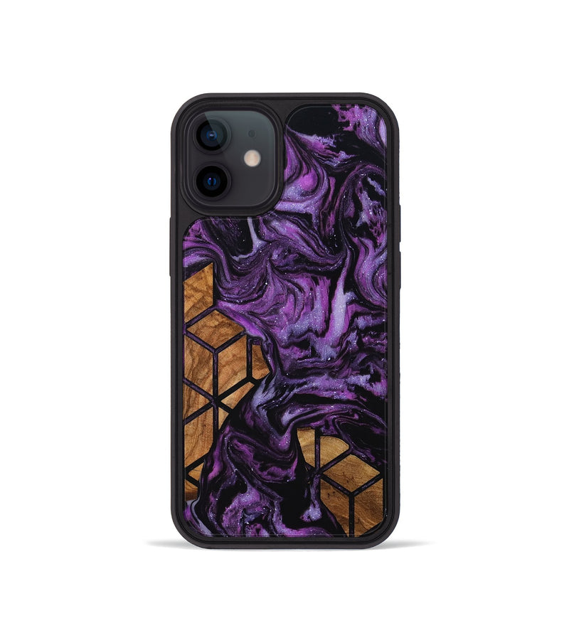 iPhone 12 mini Wood Phone Case - Roselyn (Pattern, 805423)