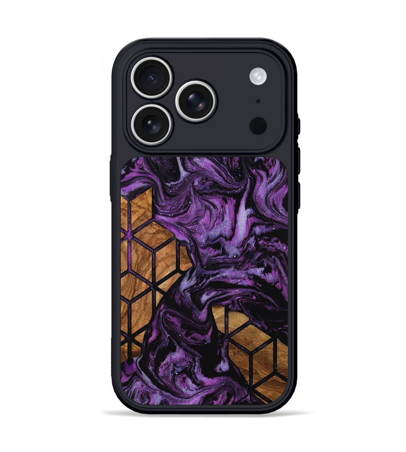 iPhone 17 Pro Wood Phone Case - Roselyn (Pattern, 805423)