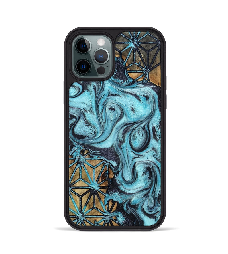 iPhone 12 Pro Wood Phone Case - Chanda (Pattern, 805427)